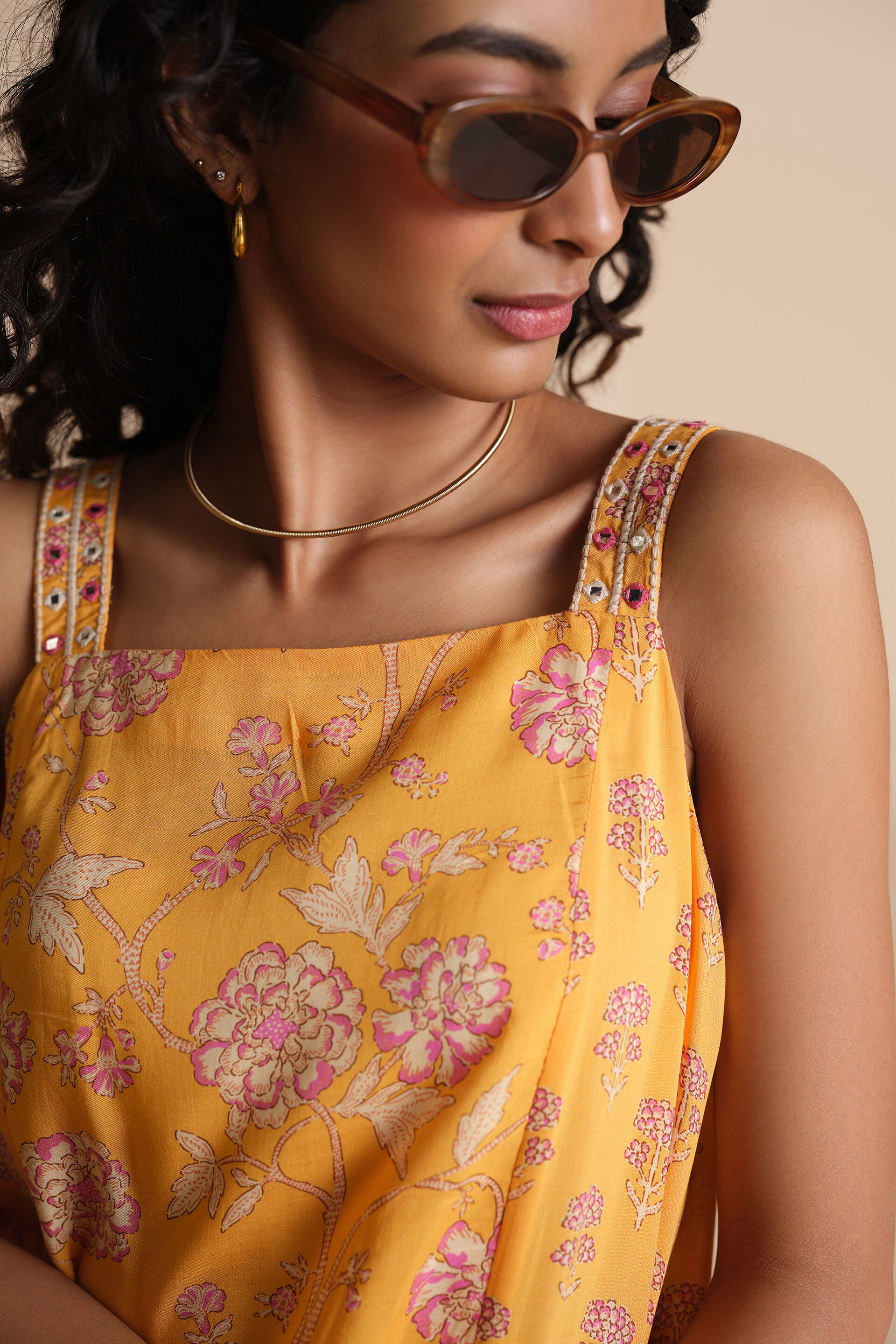 Summer Noor Kurta, Mustard, image 8